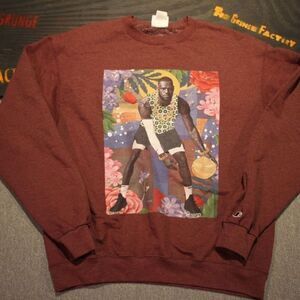 Champion ECO Burgundy Lebron James Sweater - Size Large